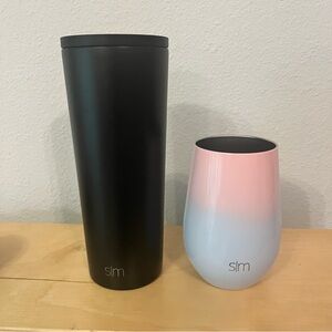 TWO Simple Modern Tumblers